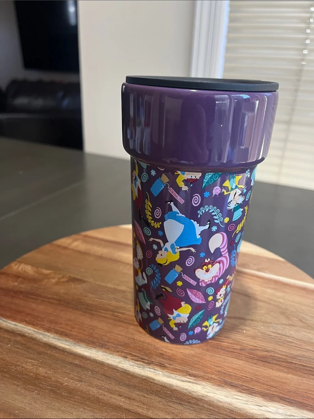 Disney Alice in Wonderland Ceramic Travel Mug with Lid